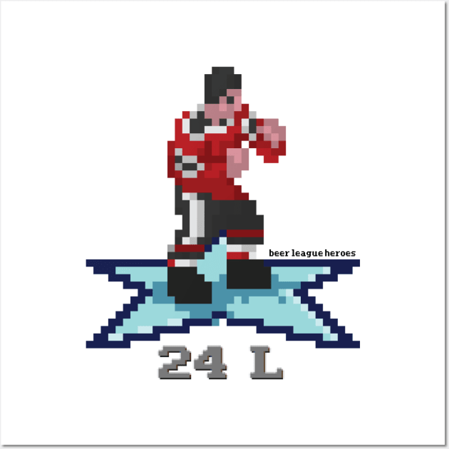 16-Bit Legend: Bob Probert Wall Art by Beerleagueheroes.com Merch Store